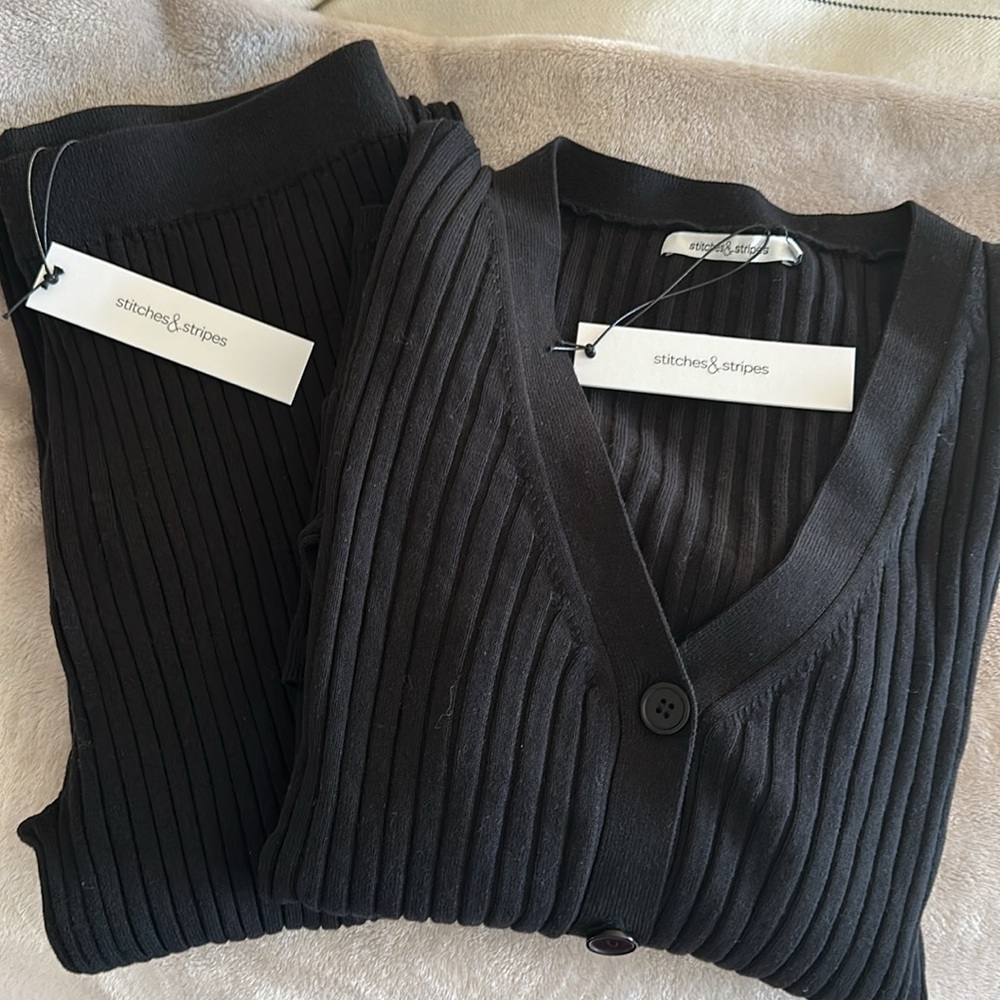 STUNNING Stitches & Stripes by One Grey Day Cotton/Viscose/Nylon Set (M) BNWT